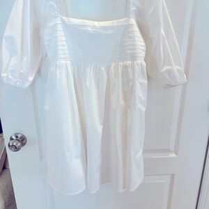 Elegant White Dress Wore 1 time for a bridal shower.